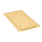 Thumbnail image #1 for Cambro H-Pan™ 30HPC150 1/3 Size Flat Plastic Food Pan Cover, Amber Case of 6