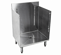 CHOICE by Glastender Open-Top Underbar Glass Rack Storage Unit, 24
