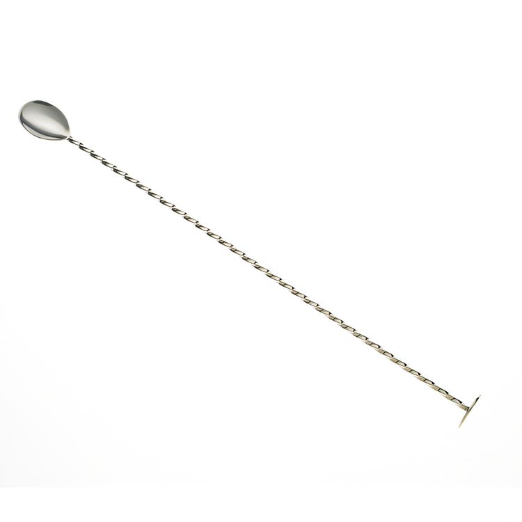 Product image #1 for 15-3/4 Inch (40 cm) 18/8 Stainless Steel Bar Spoon with Muddler