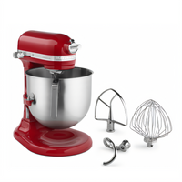 KitchenAid Commercial 8-Quart Bowl-Lift Countertop Stand Mixer with PowerCore Technology, Empire Red