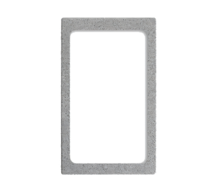 Product image #1 for Vollrath Miramar Gray Granite Thermoset Template for 1 40006 Decorative Pan