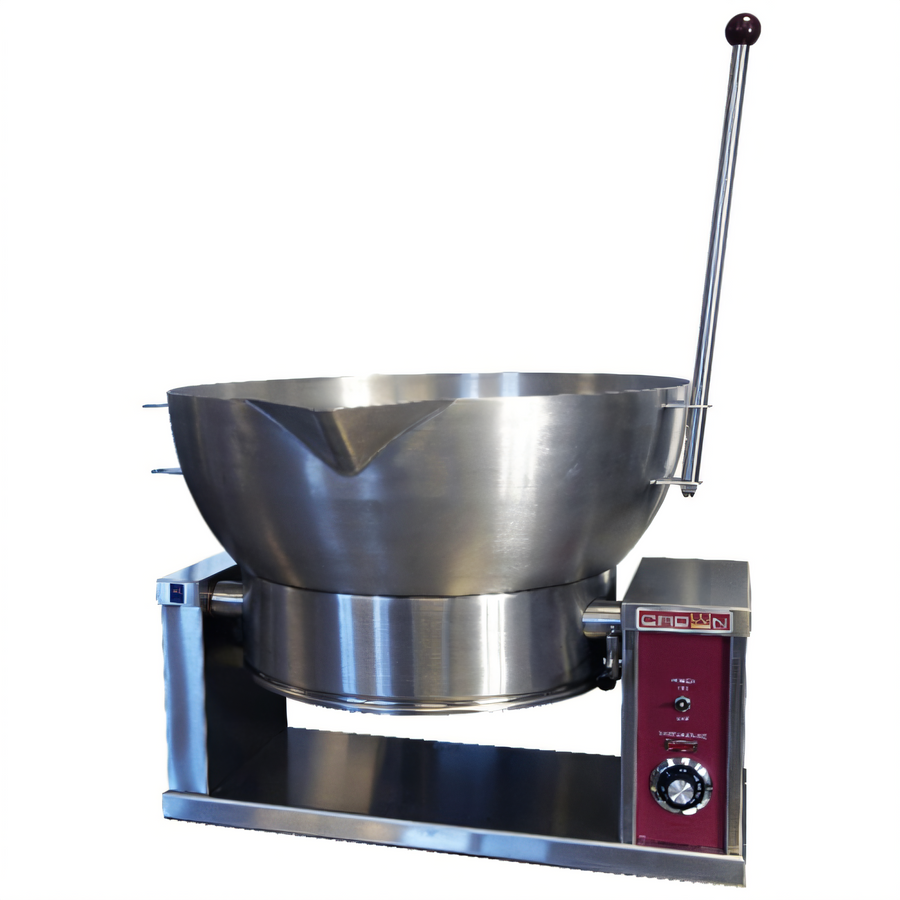 Product image #1 for Crown ECTRS-16 Electric Countertop 16 Gallon Round Tilting Skillet