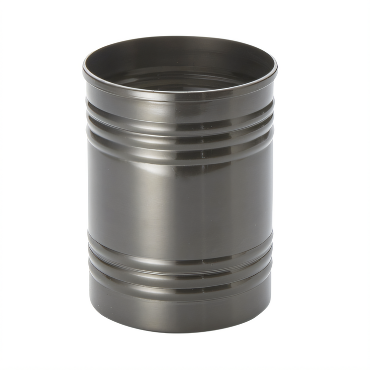 Product image #1 for American Metalcraft 12 oz. Black Stainless Steel Fry Can