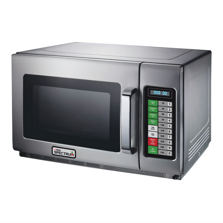 Product image #1 for Spectrum Heavy-Duty Stackable Commercial Microwave Oven, 2100W, 1.2-1.6 Cu. Ft., 208/230V