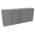 Thumbnail image #1 for Glastender CS1RB80 Shallow Depth Remote Back Bar Cooler, One-Zone, Bar Profile, 80 Inch, 4-Section