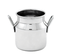American Metalcraft Stainless Steel Milk Can Creamer, 2-1/2 oz.