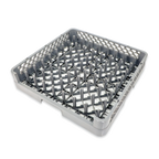 Thumbnail image #1 for Crestware RBPTO Full-Size Gray Open-End Peg Plate & Tray Dishwasher Rack with Handgrips Case of 6