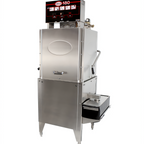 Thumbnail image #1 for CMA Dishmachines 180-C Corner Door-Type High-Temperature Dishwasher, 60 Racks/Hour, Electric Tank Heat, Stainless Steel