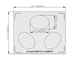 Thumbnail image #1 for Vollrath Miramar Double-Well Template for Three Small Oval Pans, Plain Stainless Steel