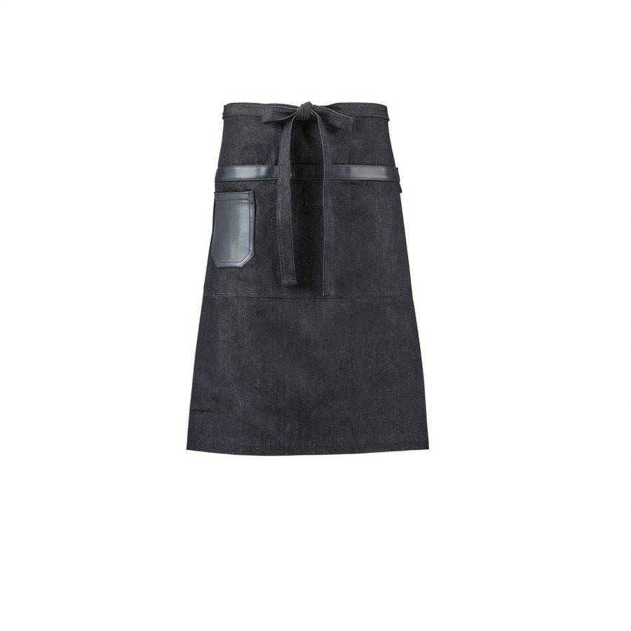 Product image #1 for Mercer Culinary M63204BKD Metro Edge® Chef Aprons & Kitchen Smocks