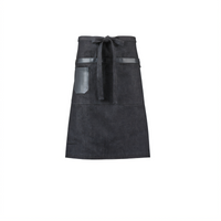 Mercer Culinary M63204BKD Metro Edge® Chef Aprons & Kitchen Smocks