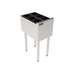 Thumbnail image #1 for Perlick 12-Inch Wide Stainless Steel Freestanding Insulated Ice Chest with 6 Bottle Wells, Legs, and 6-Inch Backsplash