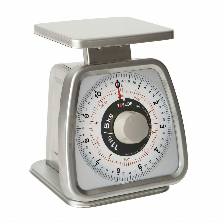 Product image #1 for Taylor Precision TS10 Analog Countertop Portion Control Food Scale, 11 lb / 5 kg, Stainless Steel