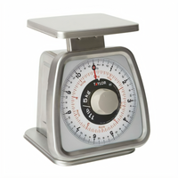 Taylor Precision TS10 Analog Countertop Portion Control Food Scale, 11 lb / 5 kg, Stainless Steel