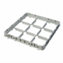 Thumbnail image #2 for Cambro Camrack® Full-Size 9-Compartment Half Drop Dish & Glass Rack Extender, Soft Gray