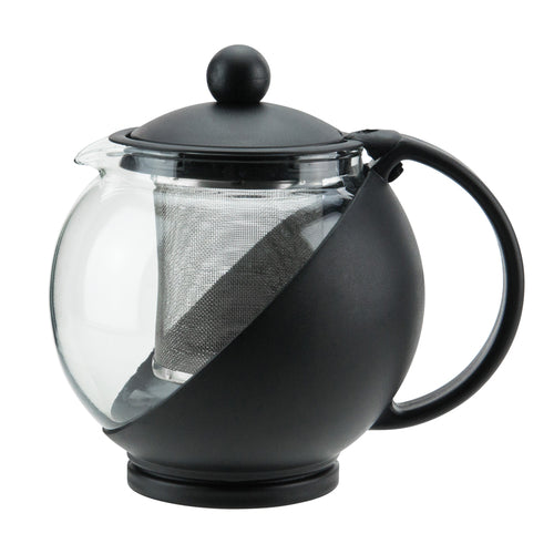 Product image #1 for 25 oz Glass Teapot with Removable Fine Mesh Stainless Steel Strainer