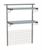 Thumbnail image #1 for Metro SmartWall Life Tall Wall-Mounted Starter Shelving Base Kit with Wire Grid and MetroMax 4 Shelves