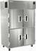 Thumbnail image #1 for Delfield 6151XL-SH Two-Section Reach-In Freezer, 41.5 Cu. Ft., Top-Mounted Self-Contained, 4 Half-Height Hinged Solid Doors