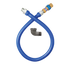 Thumbnail image #1 for Dormont Blue Hose 1/2-Inch x 36-Inch Moveable Gas Connector Hose Assembly with SnapFast Quick-Disconnect