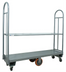 Thumbnail image #1 for Heavy-Duty Two-Shelf Steel Utility Cart Platform Truck, 16 x 63 Inches, 2500 lb Capacity