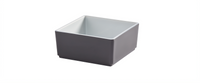 American Metalcraft Unity Collection 16 oz Square Melamine Bowl, Graphite