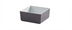 Thumbnail image #1 for American Metalcraft Unity Collection 16 oz Square Melamine Bowl, Graphite