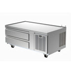 Thumbnail image #1 for Delfield Low Profile F2952CP Refrigerated Equipment Stand, 52-1/4 in W, 2 Drawers, Stainless Steel Top