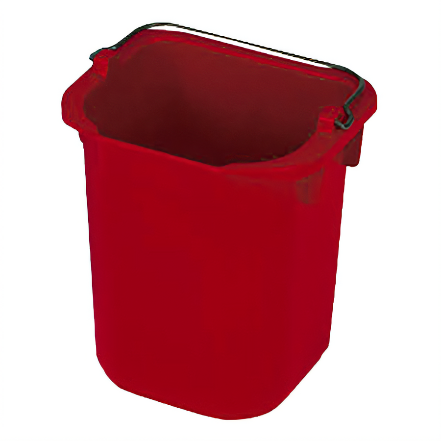 Product image #1 for Rubbermaid Commercial Executive 5-Quart Heavy-Duty Red Plastic Pail
