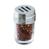 Thumbnail image #1 for American Metalcraft 2 oz. Clear Glass Spice Shaker with Stainless Steel Slotted Top
