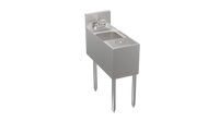 Krowne Stadium Series 12-Inch Wide Stainless Steel Underbar Speed Unit with 10 x 12 x 6 Sink Bowl and Glass Rinser Faucet