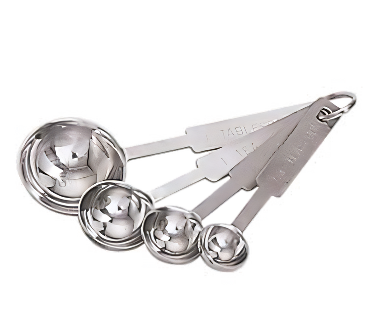 Product image #1 for Deluxe 4-Piece Nesting Measuring Spoon Set, Heavy Gauge Stainless Steel