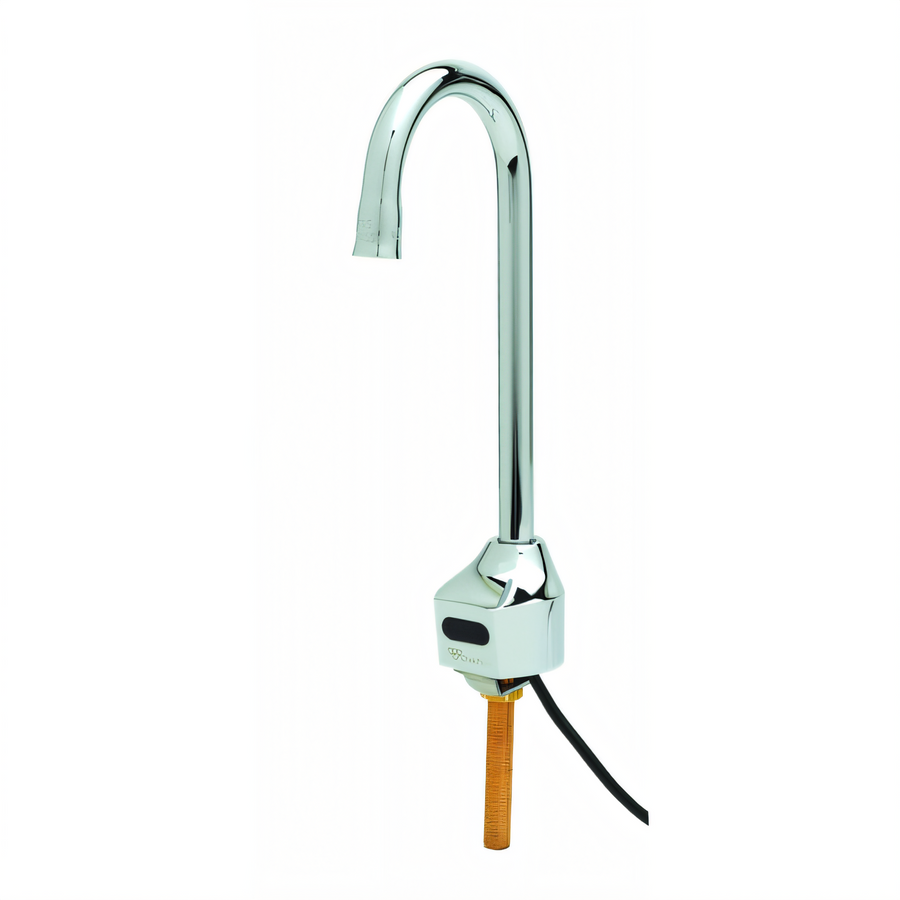 Product image #1 for ChekPoint Touchless Electronic Single-Hole Deck-Mount Faucet with Rigid Gooseneck Spout and 1.0 GPM Flow Control
