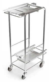Lainox Naboo Height-Adjustable Oven Rack Trolley with Drip Tray