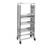 Thumbnail image #1 for Standard Series Aluminum Side-Load Bun Pan Rack with 5-Inch Swivel Casters, 36-Pan Capacity, 64-Inch High