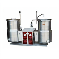 Crown EC-10TW-2 Twin 10 Gallon Electric Countertop Tilting Kettle