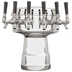 Thumbnail image #1 for Micro Matic Mushroom 6-Faucet Stainless Steel Countertop Glycol-Cooled Draft Beer Tower