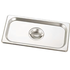 Thumbnail image #1 for Crestware 5000S Full-Size Notched 18/8 Stainless Steel Steam Table/Holding Pan Cover with Handle Case of 24
