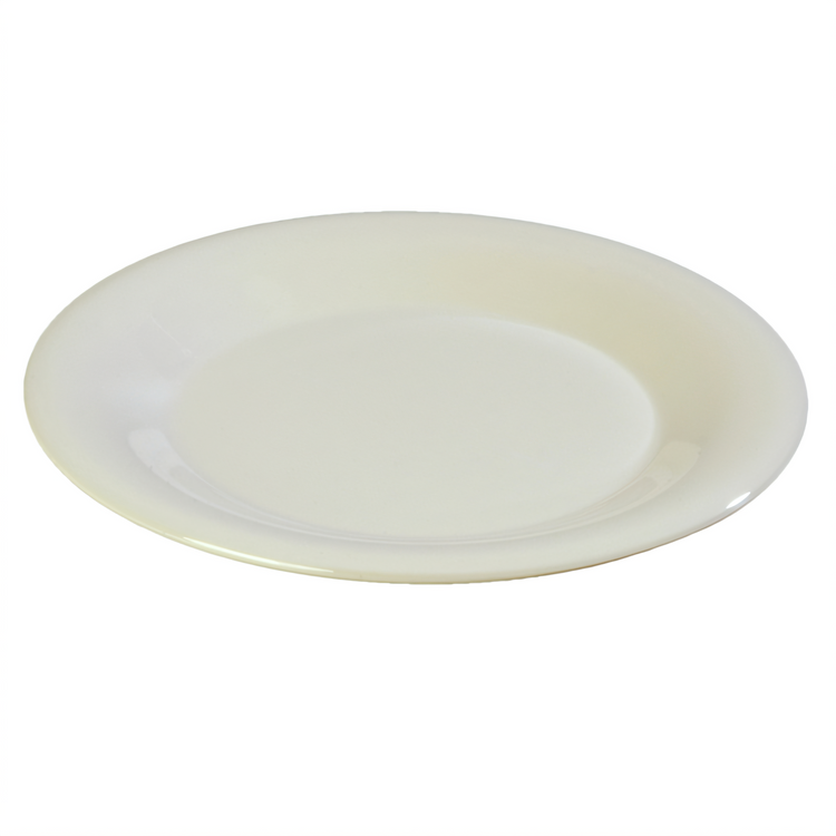 Product image #1 for Sierrus™ 10-1/2-Inch Wide Rim Melamine Dinner Plate, Bone