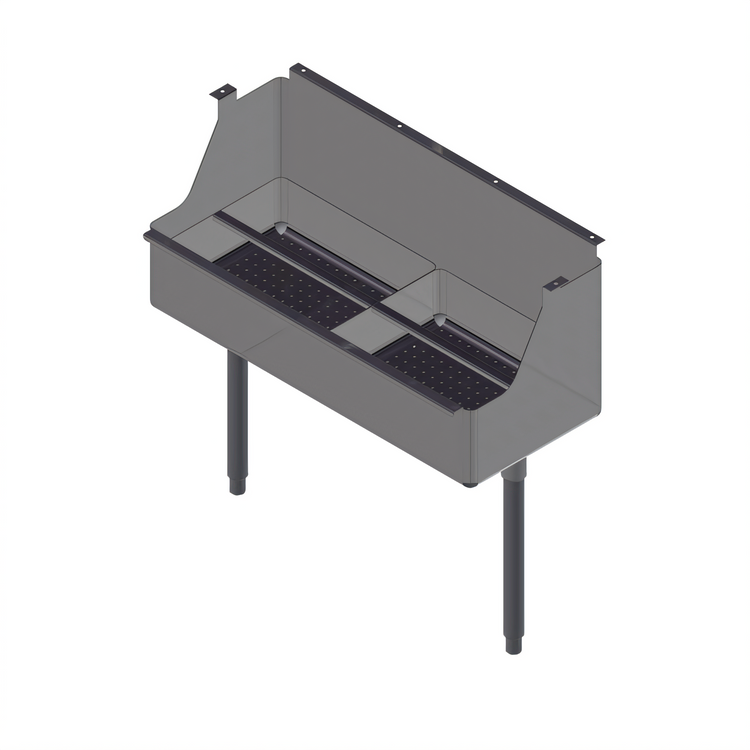Product image #1 for John Boos Dump Sink for Dish Tables with Landing, 36 Inch x 15 Inch x 8 Inch Deep Bowl