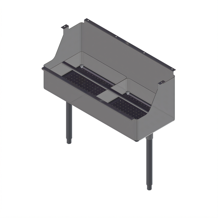 Product image #1 for John Boos Dump Sink for Dish Tables with Landing, 36 Inch x 15 Inch x 8 Inch Deep Bowl