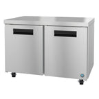 Thumbnail image #1 for Hoshizaki Steelheart UF48B 48-Inch Two-Section Undercounter Freezer, 13.66 Cu. Ft., Stainless Steel, Reversible Solid Doors