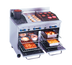 Thumbnail image #1 for Comstock-Castle 48-Inch Commercial Gas Range with 2 Open Burners, 18-Inch Griddle, 18-Inch Char-Broiler, and Dual Space-Saver Ovens