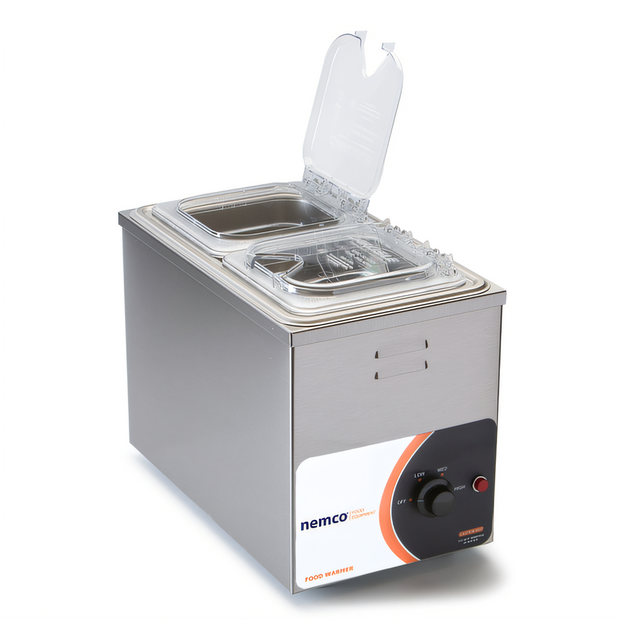 Product image #1 for Nemco 6145 Fractional Single-Well Wet Countertop Food Warmer, Stainless Steel, 120V