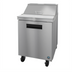 Thumbnail image #1 for Hoshizaki Steelheart 27-Inch Sandwich Top Prep Refrigerator, One Section, 1 Door, 8-Pan