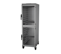 NU-VU HW-2G Enclosed Full-Height Bread Cabinet Pan Rack with Casters