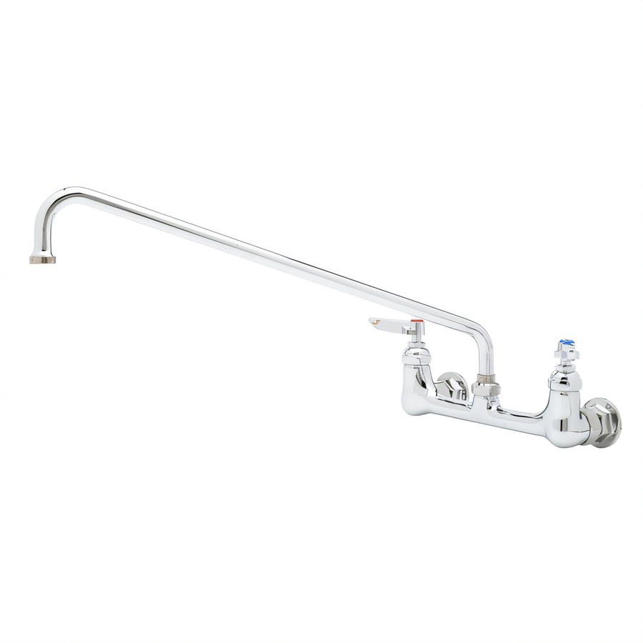 Product image #1 for Wall-Mounted Sink Mixing Faucet with 18-Inch Swing Nozzle