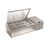 Thumbnail image #1 for Serv-Ware 60-Inch Refrigerated Topping Rail with 12 GN 1/6 Pan Capacity, 304 Stainless Steel, 115V