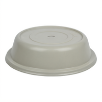 Cambro Versa Camcover Round Fiberglass Plate Cover, 10-3/4 Inch Inside Diameter, Antique Parchment, No Vent Hole