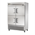 Thumbnail image #1 for True T-49-4-HC Two-Section Reach-In Refrigerator with 4 Half Doors