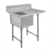 Thumbnail image #1 for Klinger's Trading Economy 1-Compartment Stainless Steel Sink with Right-Hand Drainboard